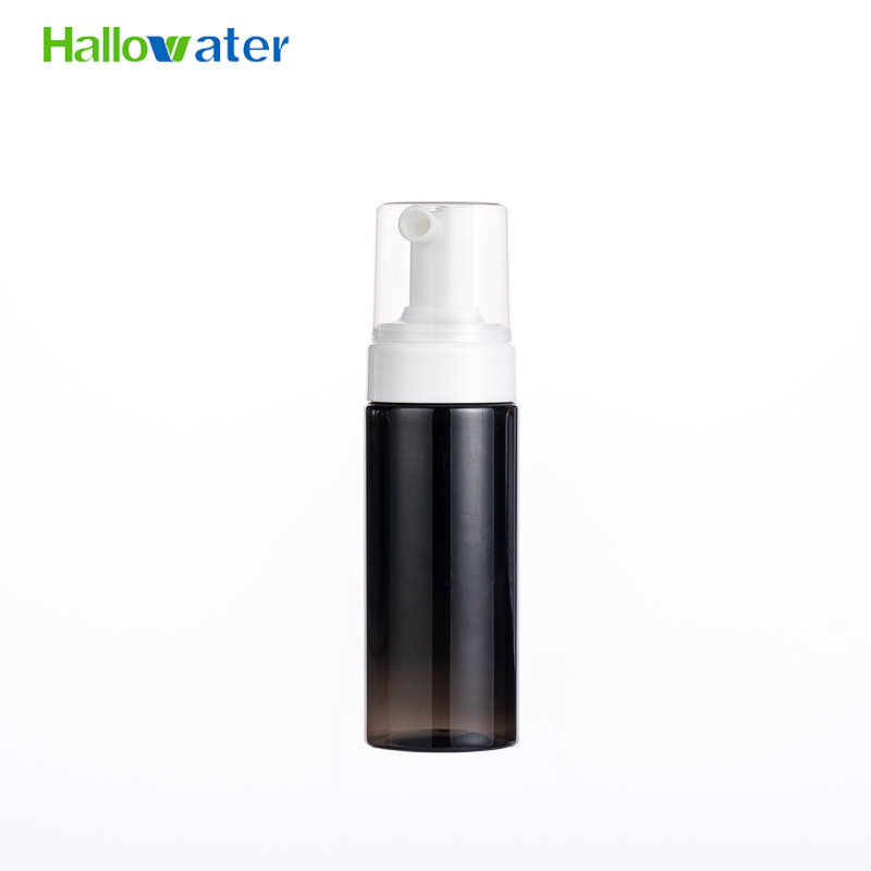 120ml black plastic foam pump bottle
